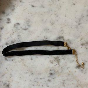 Urban Outfitters Black Velvet Ribbon Choker